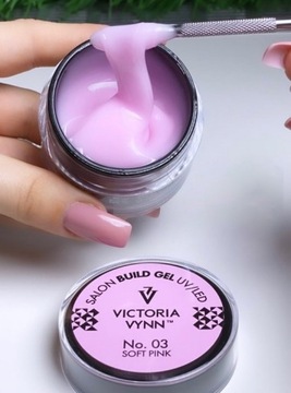 VICTORIA VYNN BUILD GEL САМОВЫРАВНИВАЮЩИЙСЯ СТРОИТЕЛЬНЫЙ ГЕЛЬ - 03 SOFT PINK 15 мл