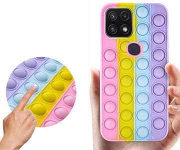 ETUI CASE BUBBLE POP IT DO REALME 7I + SZKŁO