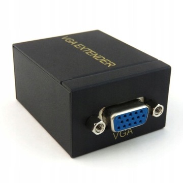 Удлинитель VGA 60 м Разветвитель аудио и видео по локальной сети RJ45