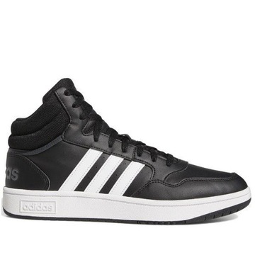 КРОССОВКИ ADIDAS HOOPS MID 3.0 GW3020, размер 44, черные