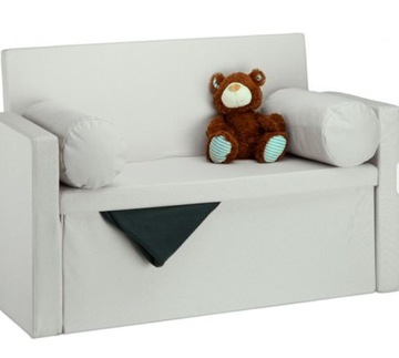 KANAPA SOFA ROZKŁADANA RELAXDAYS DO POKOJU DZIECKA WYGODNA BEŻOWA