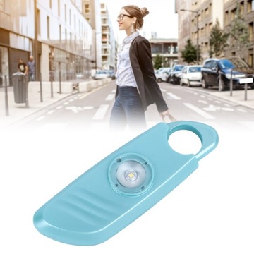 Персональная охранная сигнализация Портативный светодиодный брелок для самообороны с подсветкой