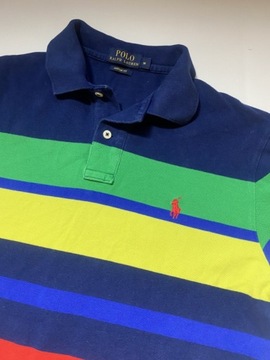 Ralph Lauren ORYGINALNE POLO W PASKI T SHIRT /M