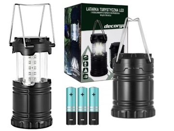 Mocna Lampa Latarka LED 2w1 Survivalowa +Baterie