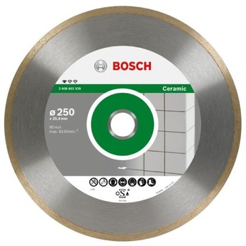 BOSCH TARCZA DIAMENTOWA 250x25,4 PEŁ CERAMIC