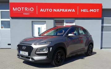 Hyundai Kona I Crossover 1.0 T-GDI 120KM 2018 Hyundai Kona 2018R, Bezwypadkowy, Klima, Kamera cofania, VAT-Marza 120KM