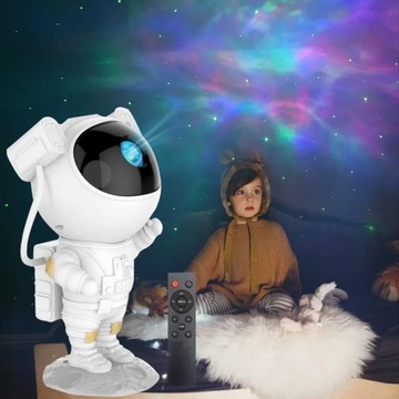 Gwiazdny Projektor Atmosfera Galaktyki z Astronautą, Kolorów i Pilotem