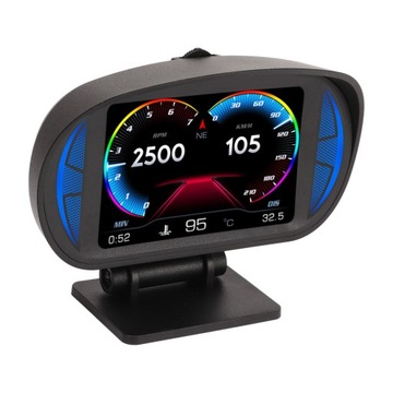 Автомобильный HUD-дисплей в режиме OBD2 GPS с