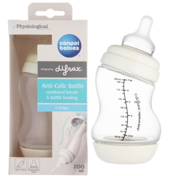 CANPOL Babies S-Shape Пляшка антиколікова широка PP 1 шт. 200 мл