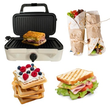 Вафельница-Гриль 3в1 MPM MOP-33 1200Вт