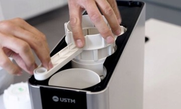 ФИЛЬТР ДЛЯ ВОДЫ ОБРАТНЫЙ ОСМОС USTM RO СЕРЕБРЯНЫЙ НОВЫЙ СТИЛЬ ЧЕРНЫЙ НОСИК