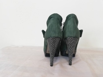 Buty botki zamszowe Badura r. 39 wkł 25,5 cm