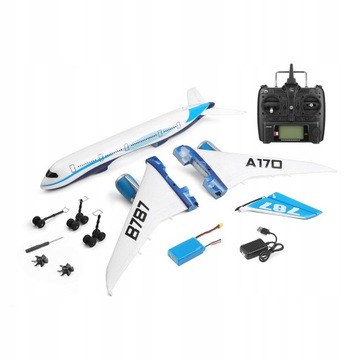 Радиоуправляемый самолет WLtoys A170 2,4 ГГц Радиоуправляемый самолет