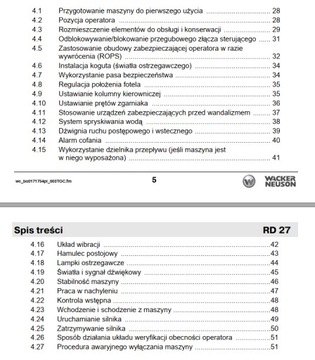 Wacker RD 27 Руководство пользователя DTR-диаграммы