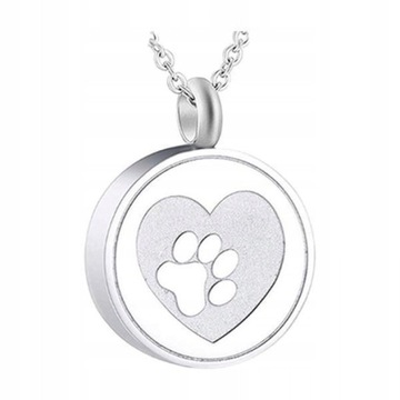 2xPet Ashes Kremacja Biżuteria Urn Naszyjnik,