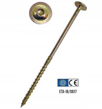 Столярные дисковые шурупы по дереву TORX Klimas WKCP 8x300 50 шт.