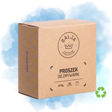 Proszek do zmywarki, EKO 60 zmywań 1,2kg Balja