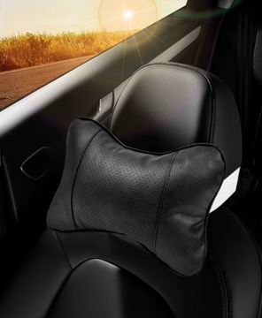 АВТО ПОДУШКА, ПОДГОЛОВНИК ДЛЯ ШЕИ, ЭКО-КОЖА