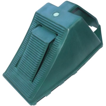 PLASTIKOWY KLIN POD KOŁO SAMOCHODOWE Z HAMULCEM