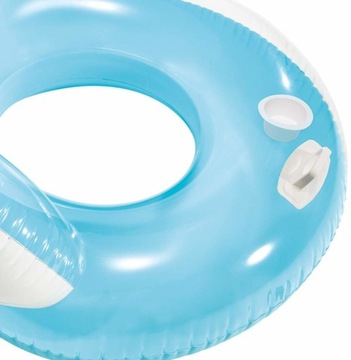 Podwójny Materac Plażowy do Pływania Fotel Dwuosobowy Intex 56800 198x117cm