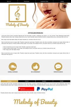 АДАПТИВНЫЙ шаблон аукциона EBAY — СТАНДАРТ