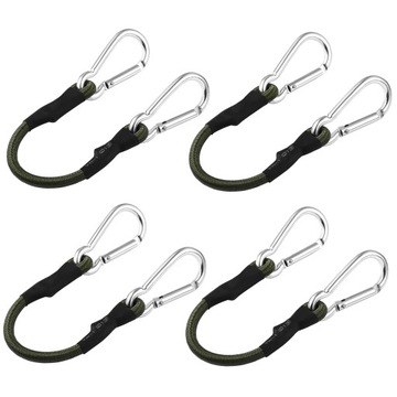 HACZYKI DO BUNGEE WYTRZYMAŁY PASEK OUTDOOROWY 4 SZT