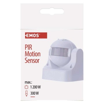 J16 EMOS G1120 - PIR датчик движения белый IP44 12м