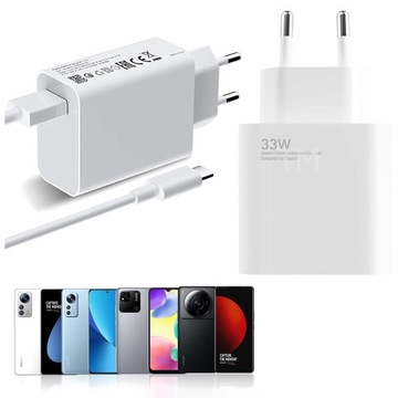 SPECJALNA SZYBKA ŁADOWARKA 33W DO ADAPTER XIAOMI Redmi 11 USB C KABEL 2M