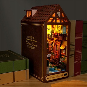 DIY книжный уголок, миниатюры, вставка в полку, строительный комплект
