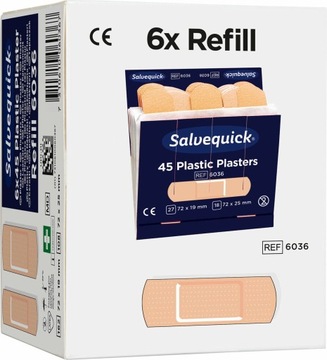 Пластиковые перевязочные пластыри Salvequick