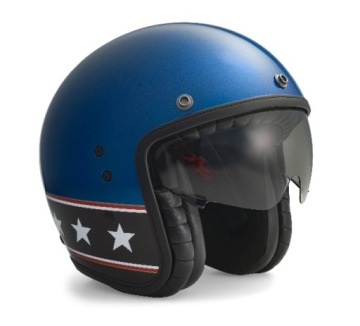 ШЛЕМ HARLEY DAVIDSON 3/4 SUPERNOVA BLUE M