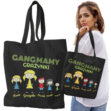 TORBA ZAKUPOWA DLA MAMY GANG PERSONALIZOWANA
