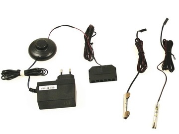 NAKŁADKI KLIPSY NA PÓŁKI SZKL 2 SZT LED BIA CIEPŁY