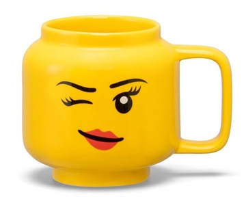 Керамическая кружка LEGO девочка - глаз