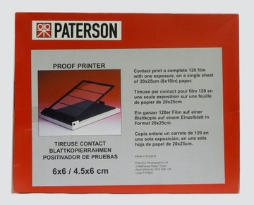 Maskownica do Stykówek PATERSON film 120 (6x6)