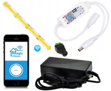 ZESTAW 3m TASMA COB 1440 LED BIALY CIEPLY WiFi