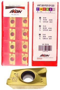 PŁYTKA PŁYTKI APKT 1604PDER OP 5320 STAL INOX