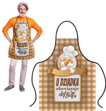 FARTUCH prezent DZIEŃ DZIADKA BABCI dziadek babcia