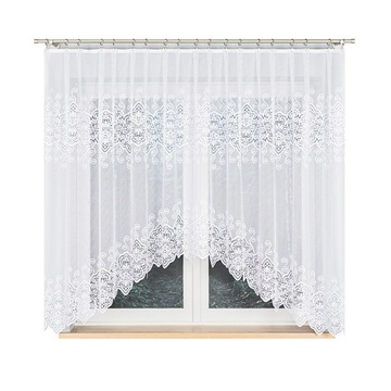 GOTOWA firana ŻAKARD wys. 160x300 cm piękny ornament
