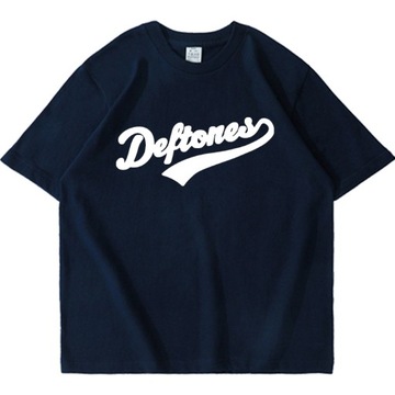 T-shirt męska sportowa Deftones nadruk Logo Tshirt