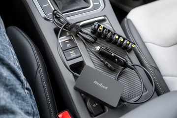 АВТОМОБИЛЬНЫЙ БЛОК ПИТАНИЯ ДЛЯ НОУТБУКА 12/24В 65Вт USB 2А