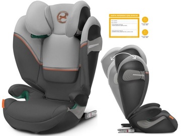 Fotelik Cybex Solution S2 i-Fix 15-36kg Lava Grey