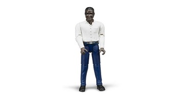 Bruder 60004 Figurka mężczyzny czarnoskórego w granatowych dżinsach