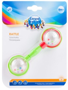CANPOL BABIES ИГРУШКА-ПОГРЕМКА-ШТАНКА, ЗЕЛЕНАЯ