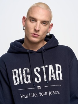 BIG STAR BLUZA MĘSKA Z KAPTUREM ASHLYNO 403 L