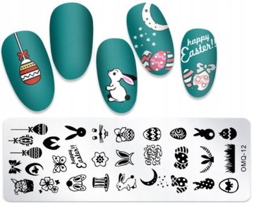 BLASZKI DO STEMPLI BLASZKA DO STEMPELKÓW WIELKANOCNA STZ-N12