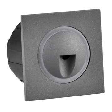 LAMPA SCHODOWA Q3 IP44 ALUMINIUM 230V WPUSZCZANA