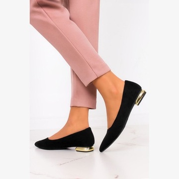 БАЛЕТНИ ЖЕНСКИЕ НА ПЛОСКОМ КАБЛУКЕ, ЧЕРНЫЕ, НОВЫЙ размер 37