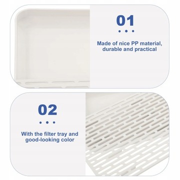 Полка для посуды Кухонный сливной лоток для сушки