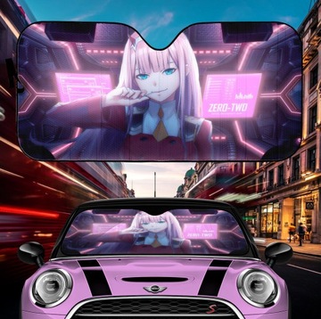 MATA NA PRZEDNIĄ SZYBĘ Darling In The Franxx Zero